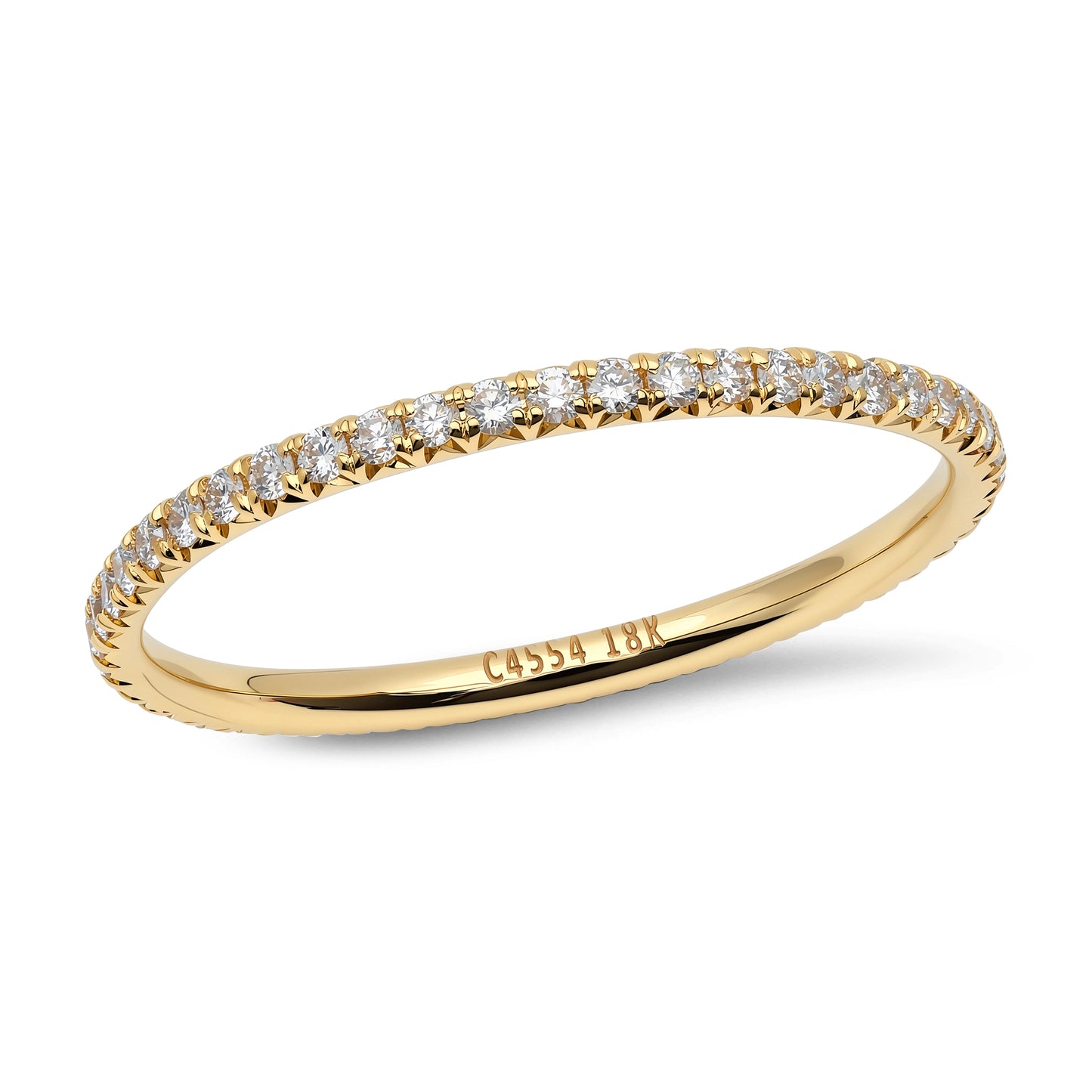 Diamond Eternity Ring in Yellow Gold