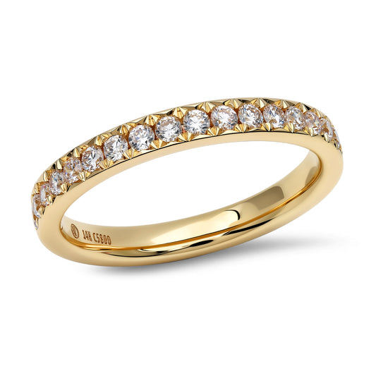 Yellow Gold Diamond Eternity Ring